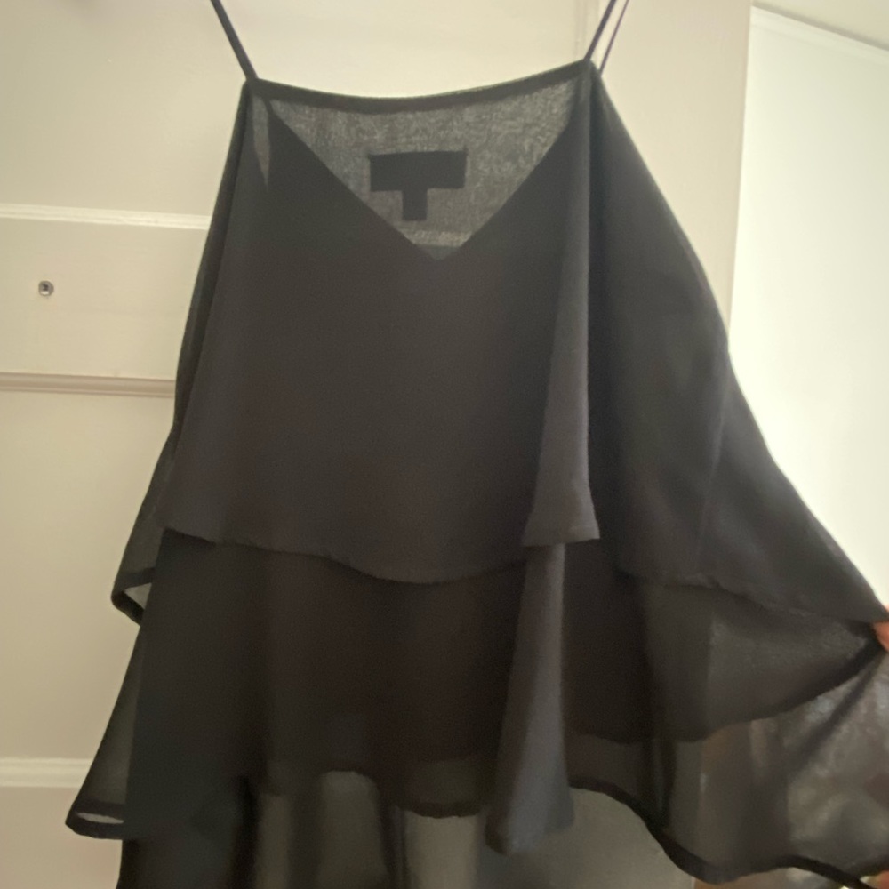 Target Mossimo Black dressy tank medium